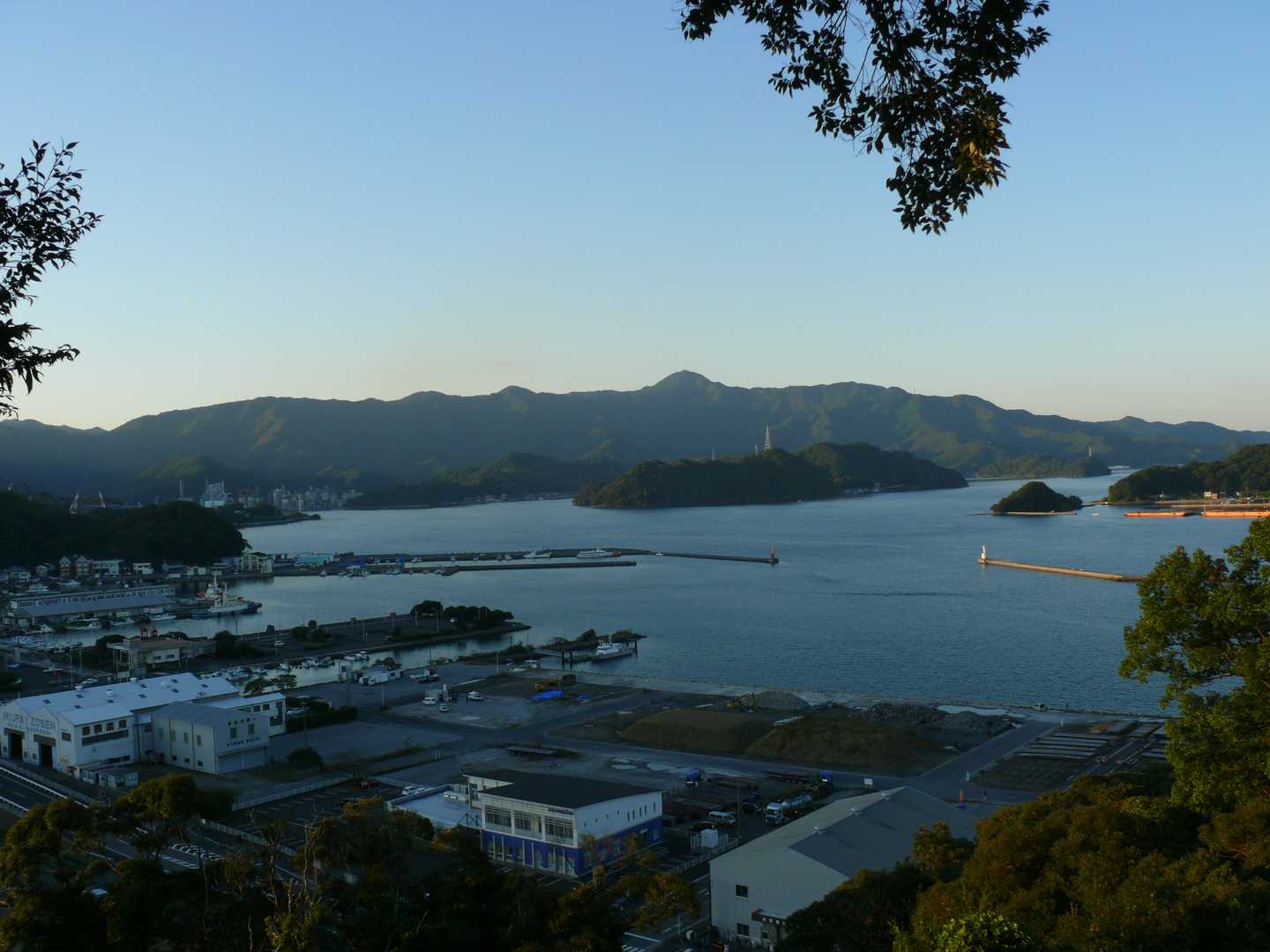 北展望台から北西方向