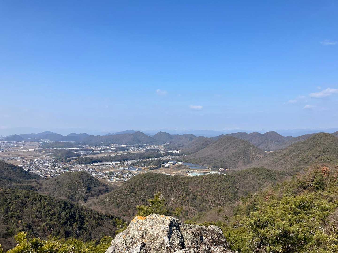 北尾根からの各務原権現山方面✨️
