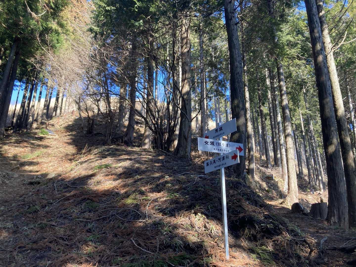 男坂から下山しました