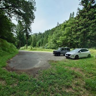 駐車場に戻り