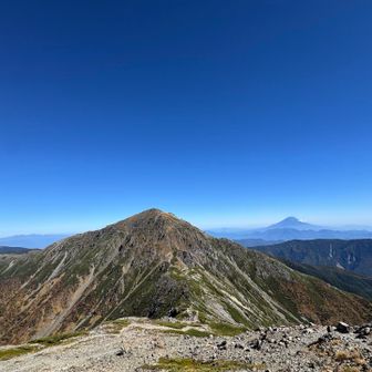 いよいよ
悪沢岳！別名荒川東岳へ