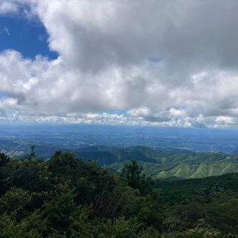 展望台から男体山方向の眺め