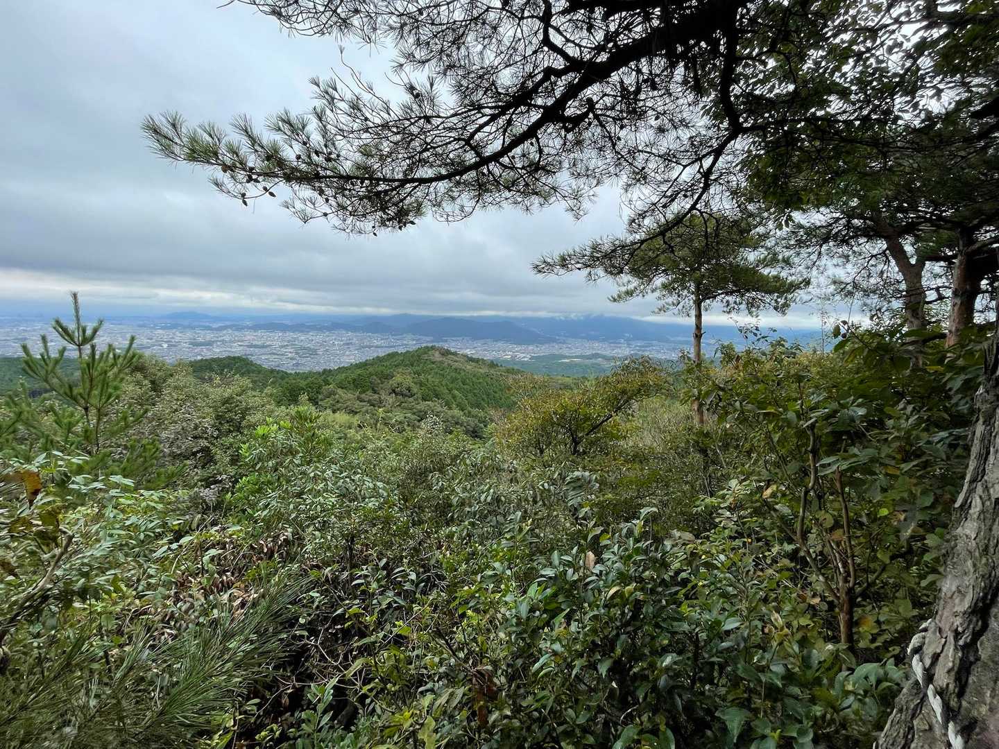 宝満山も雲隠れ😄