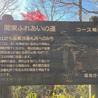 筑波連山ロングトレイル…
この冬行けるかな…