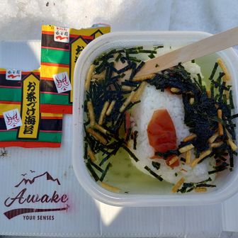 今日は梅茶づけ