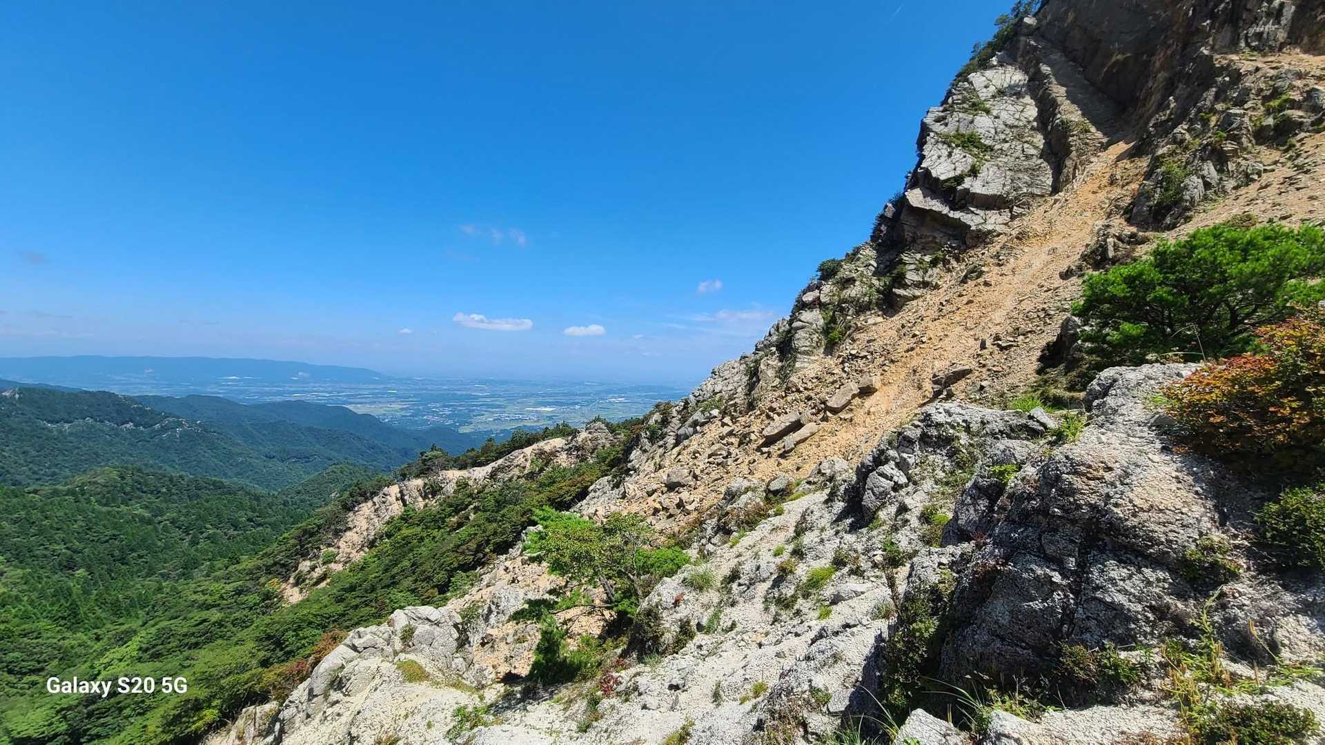 武平トンネル西登山口-武平峠-鎌ヶ岳 往復コースの写真