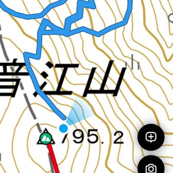 3本目の斜面の位置。