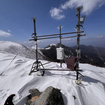 下山時に将棋ノ頭へ立ち寄りました。標識は見当たりませんでした。