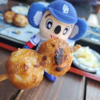 胡桃味噌の五平餅