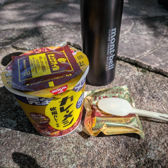 今日も暑いので少しでも涼しい
場所を探し御手洗公園で休憩とランチ