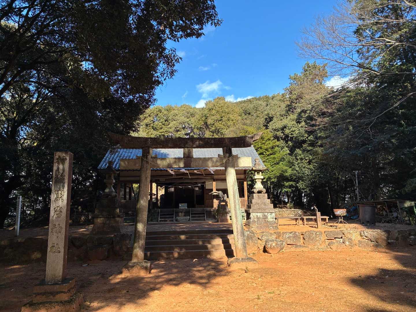黒岩神社-白山神社-郷部山 往復コースの写真