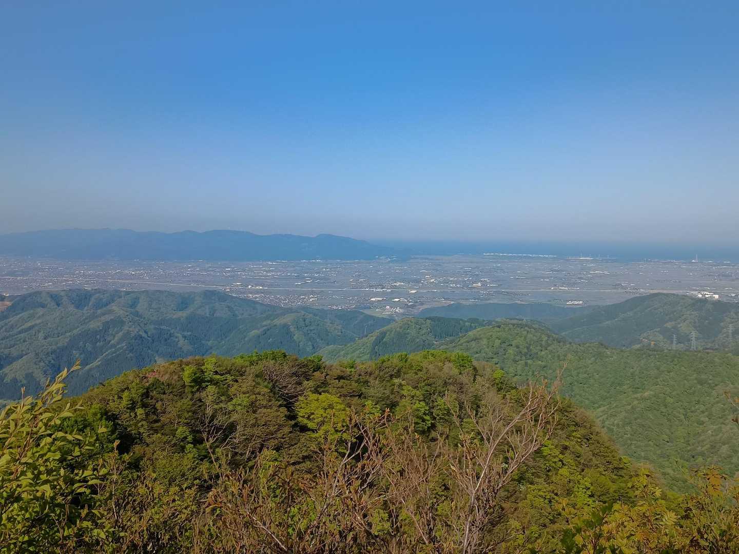 大内谷川登山口-富士写ヶ岳-小倉谷山-火燈山-熊の平-大内 縦走コースの写真