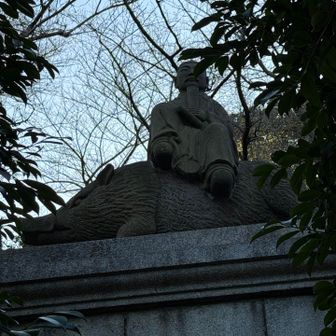 降りた。イノシシ