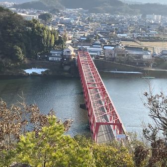 【鮎之瀬橋】長良川に架かる。