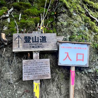 まだ少し薄暗いうちから登り始める。6時になると明るくなってきた。