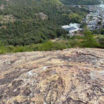 高度感のある百間岩