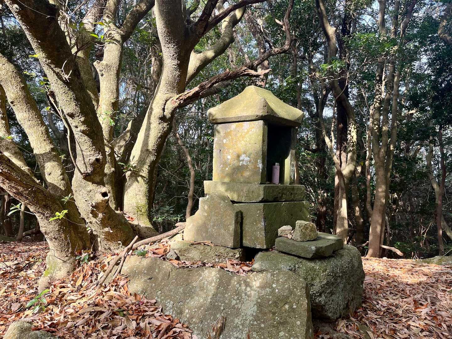こちらの祠が目印