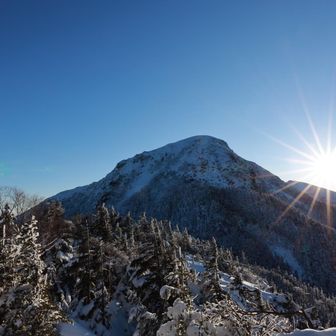西天狗岳視認♪