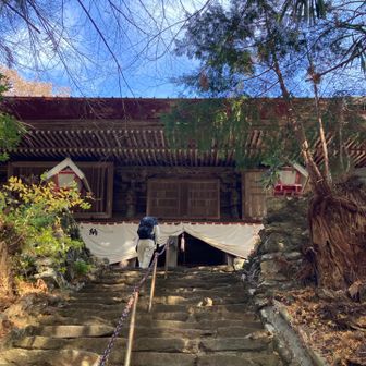 あと少し…
階段幅が狭く斜度がある階段でした🐾