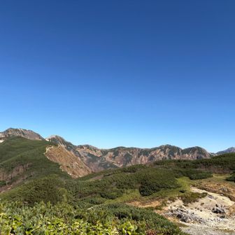 双六岳など