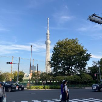 隅田川沿いを行って、