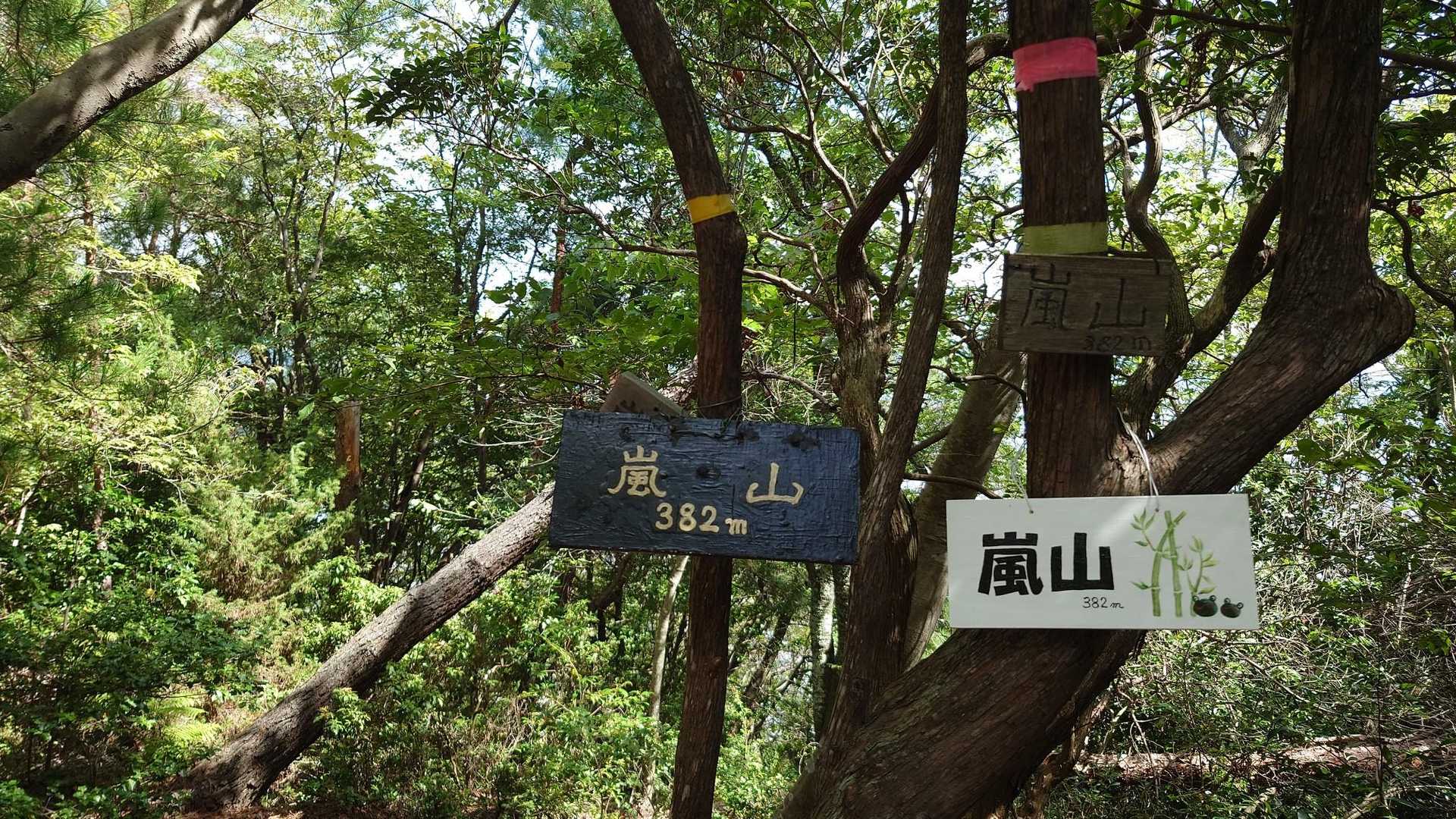 嵐山-烏ヶ岳-松尾山 往復コースの写真