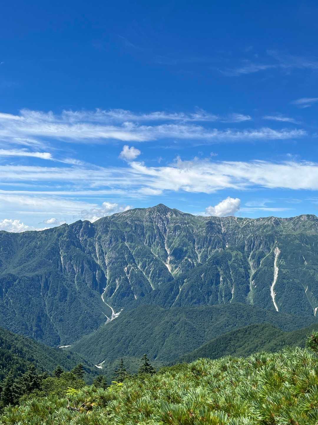 西穂丸山 往復コースの写真
