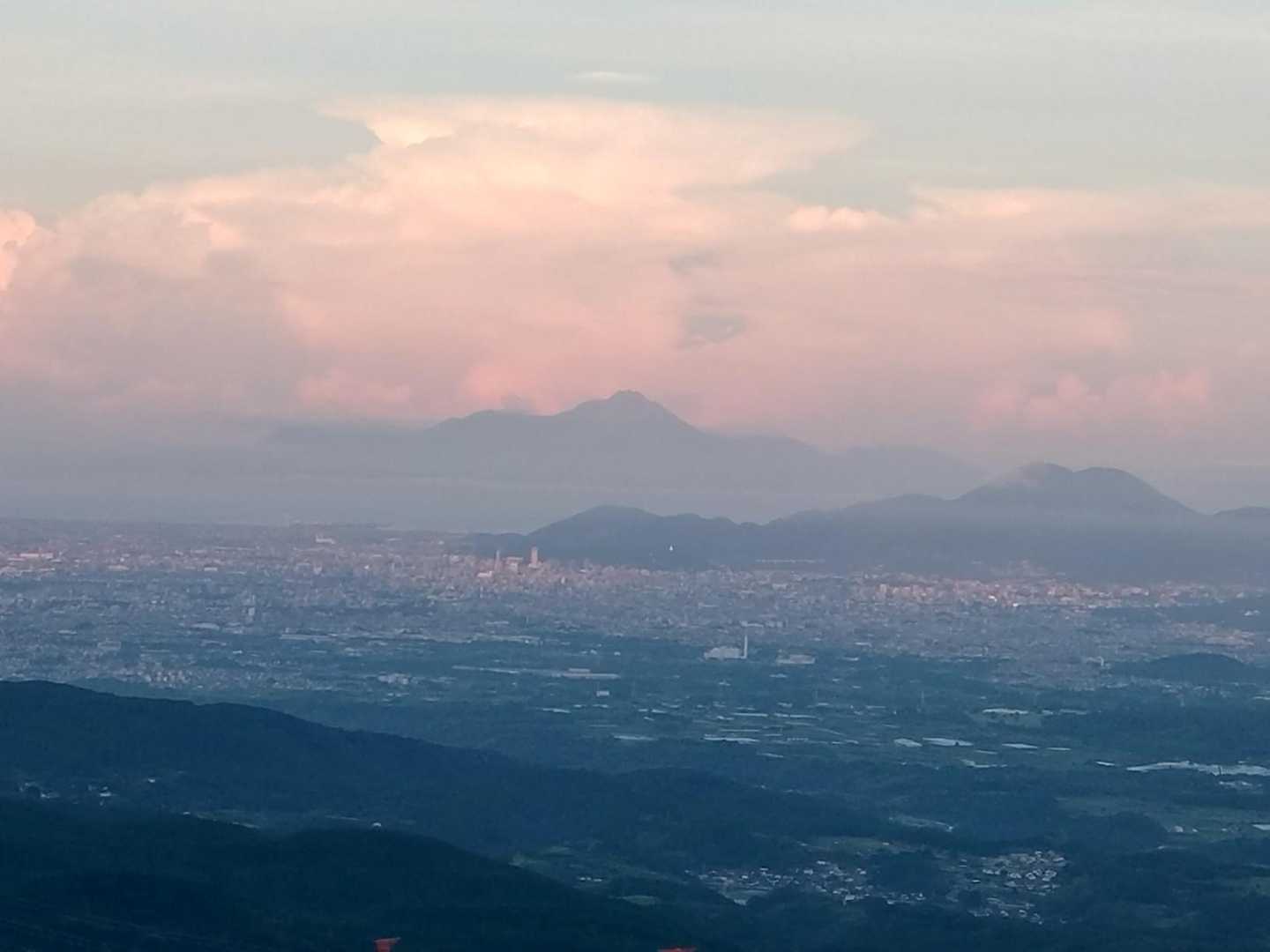 普賢岳も見えています🎶
