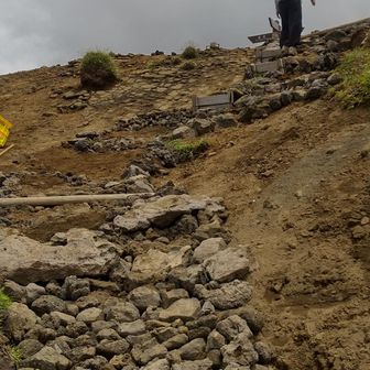 完成した登山道です、ありがとうございます🙇 