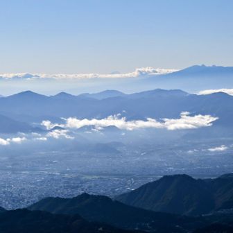 八ヶ岳と富士山もちょこっと
