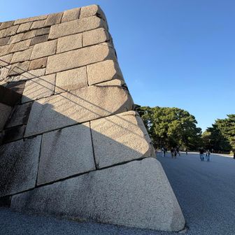 天守台の石垣