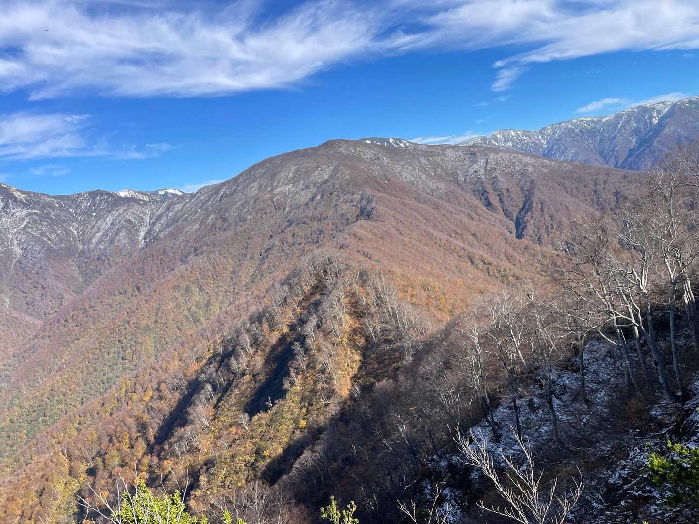 　　❄️が降る前に行きたかった　阿寺山