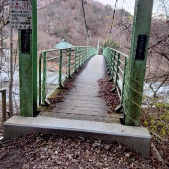 やっと吊り橋渡ってゴールだね👍
この吊り橋…結構揺れるんだね😅