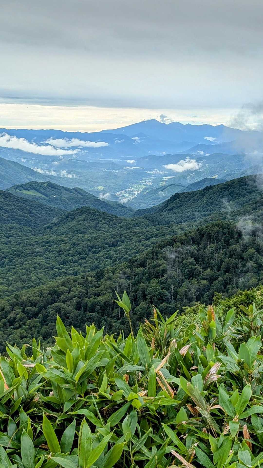 赤城山方面は雲が抜けてきれいに見えたよ