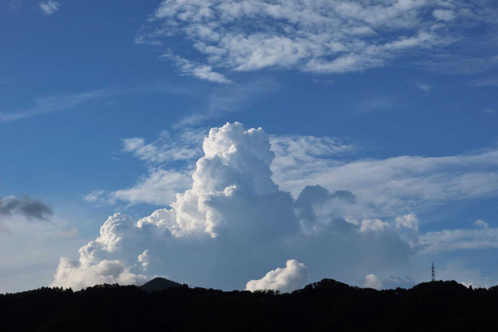 迫力の入道雲