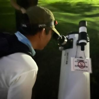 岡田に戻ると、土星見えたーーー🪐✨
ほんとに土星の形してた👀

かっつんと別れ、我々は...