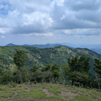 雲早山山頂より。