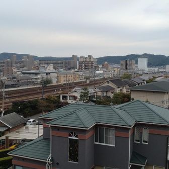 公園から山科駅