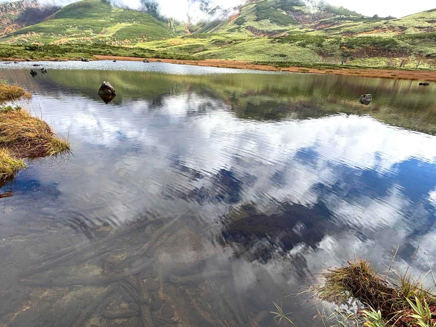 愛山渓登山口-沼ノ平-1591ピーク 往復コースの写真
