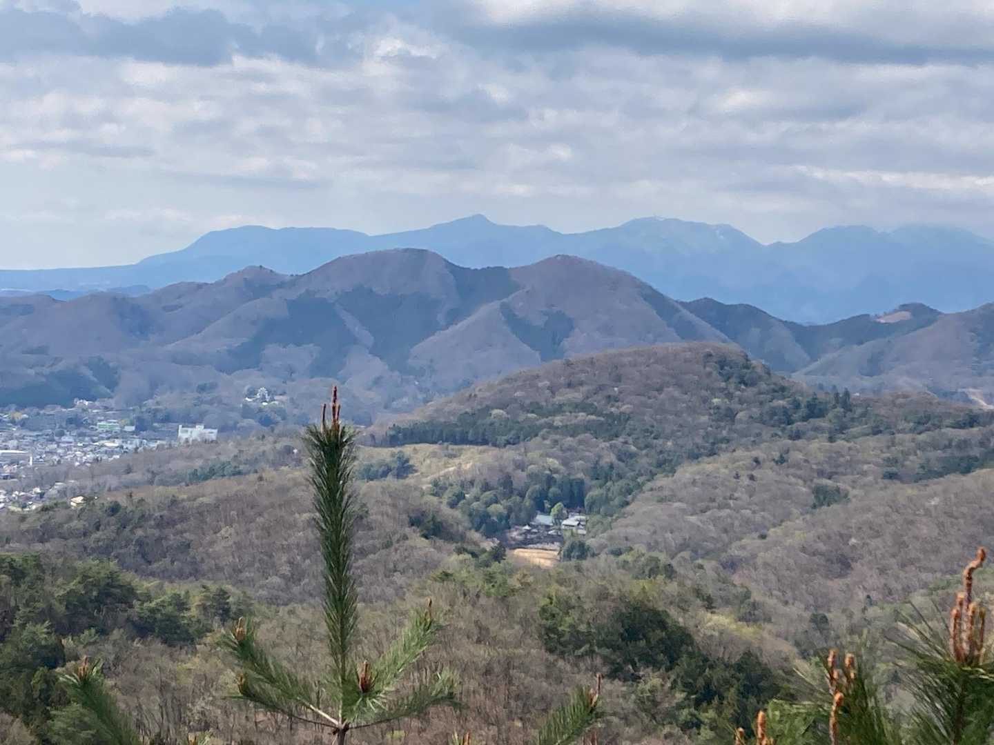 赤城山方面の景色