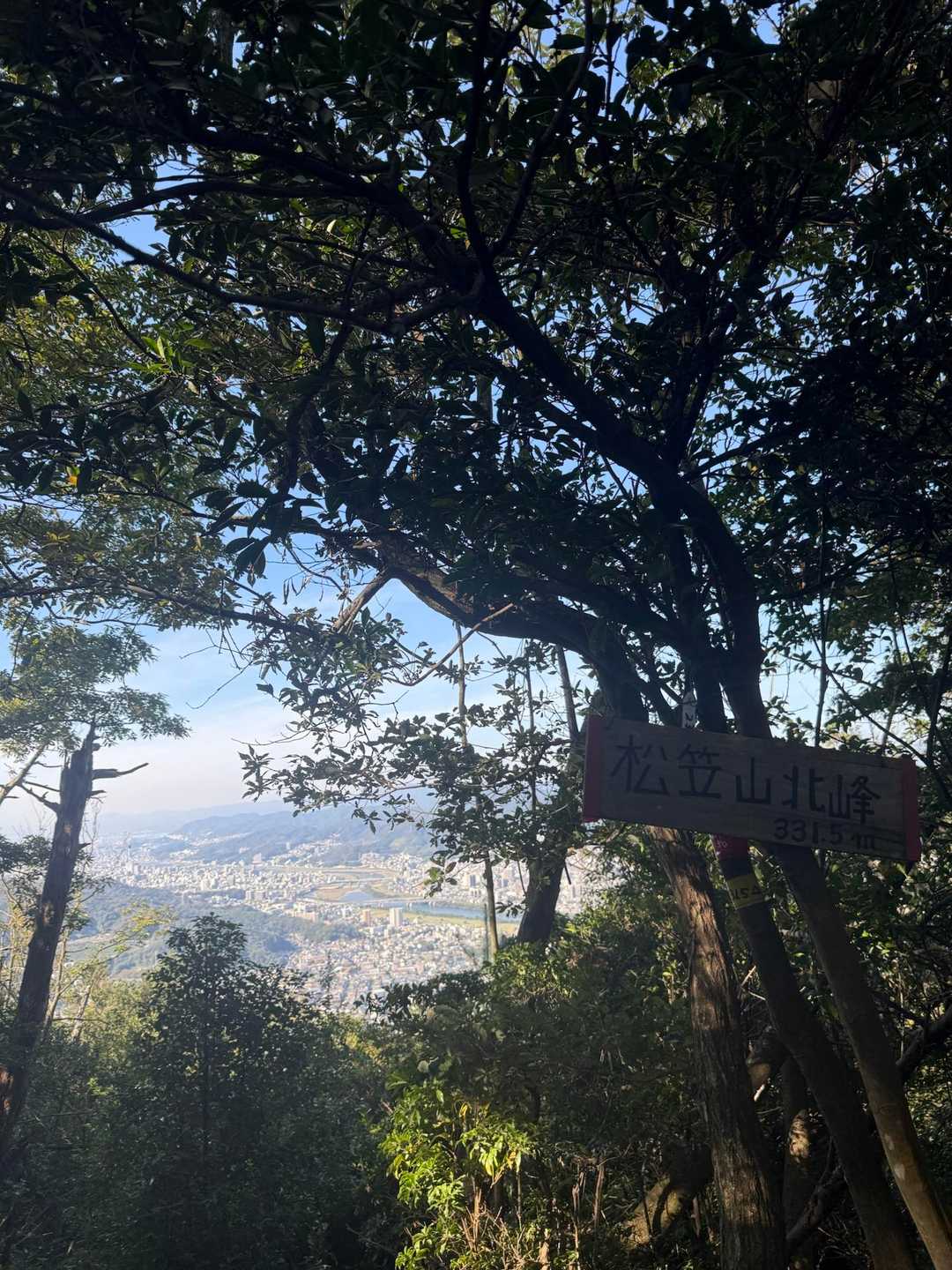 きづいたら北峰