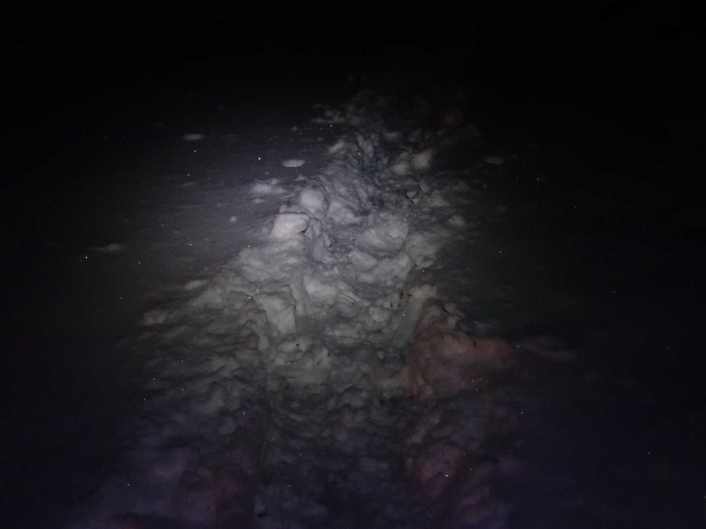 駐車場で－7℃
天女山到着時－10℃