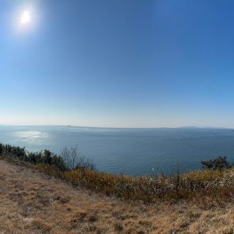 公園から見る播磨灘。爽快。
