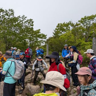 山頂到着
