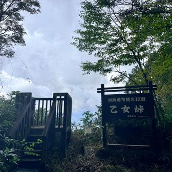 穴あきだった乙女峠までの軌跡つながりました🫡