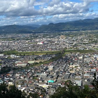 神社⛩️裏にも展望