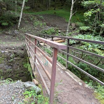 無事午前中に唐沢鉱泉の登山口に帰ってこれた🙌
唐沢鉱泉前でYAMAPを終了したのに、何故かG地点が分岐になってしまった😭この写真は地図上での位置は違っています
温泉♨️入って帰宅。出発時は雨が降り始めました