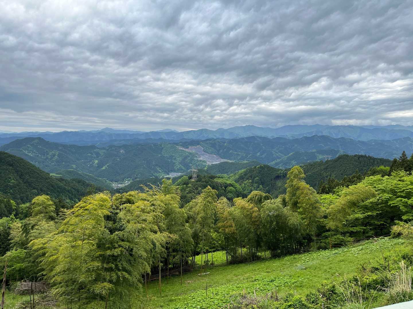 顔振峠からの眺望✨