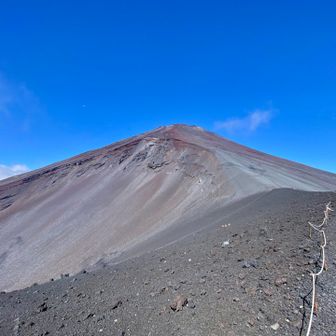 宝永山山頂付近からの富士山🗻