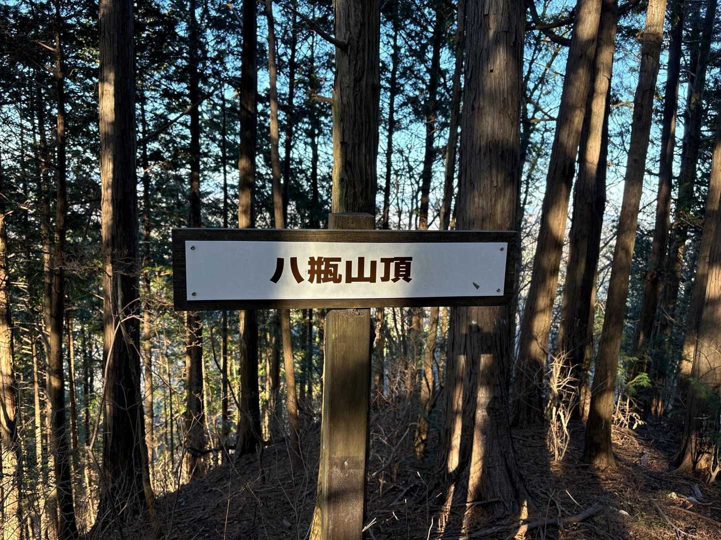 八瓶山登山道入口-八瓶山 往復コースの写真